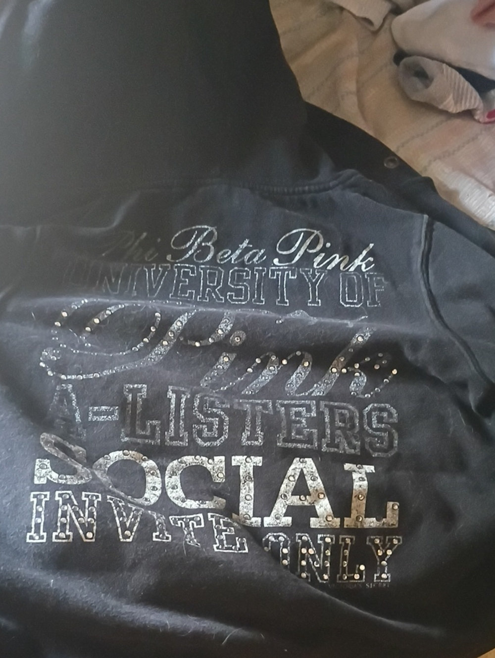 Victoras Secret Pink Zip Up Hoodie